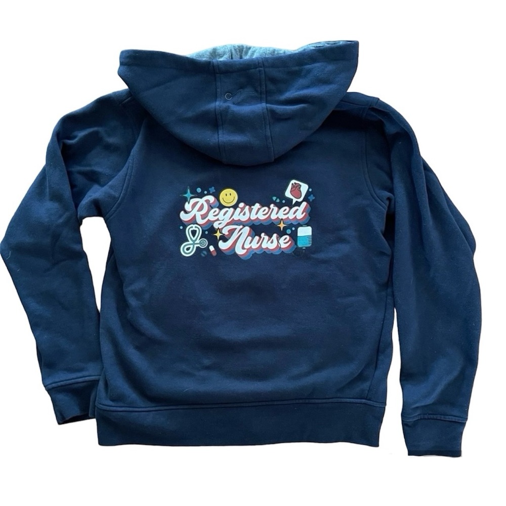 Registered Nurse RN Navy Blue Hoodie